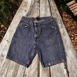 Vtg Y2K Tommy Jeans Hilfiger Denim Jean Atomic Shorts Jorts Cotton Sz 30” Waist